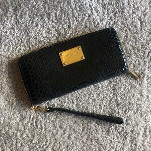 Michael Kors Snakeskin Leather Wallet/Wristlet